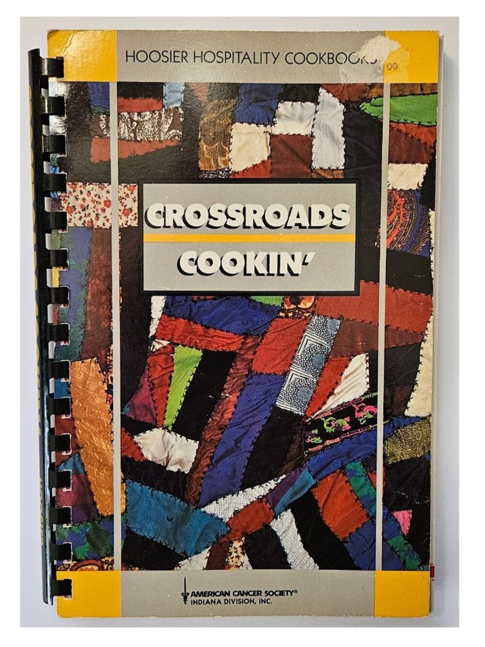 1984 vintage Hoosier Hospitality Cookbook Crossroads American Cancer Society